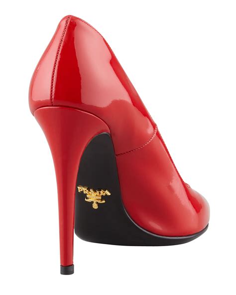 prada red crystal shoes|Prada heels red bottom.